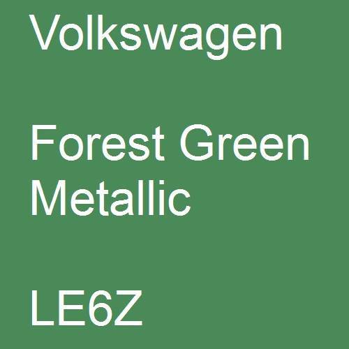 Volkswagen, Forest Green Metallic, LE6Z.